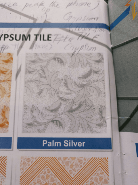 G-tile Palm silver