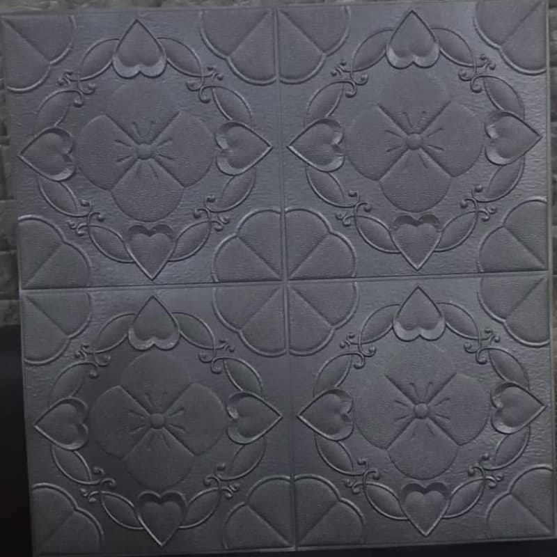 Foam sticker Silver Gray design