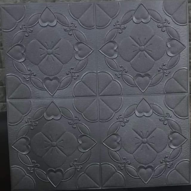 Foam sticker Silver Gray design